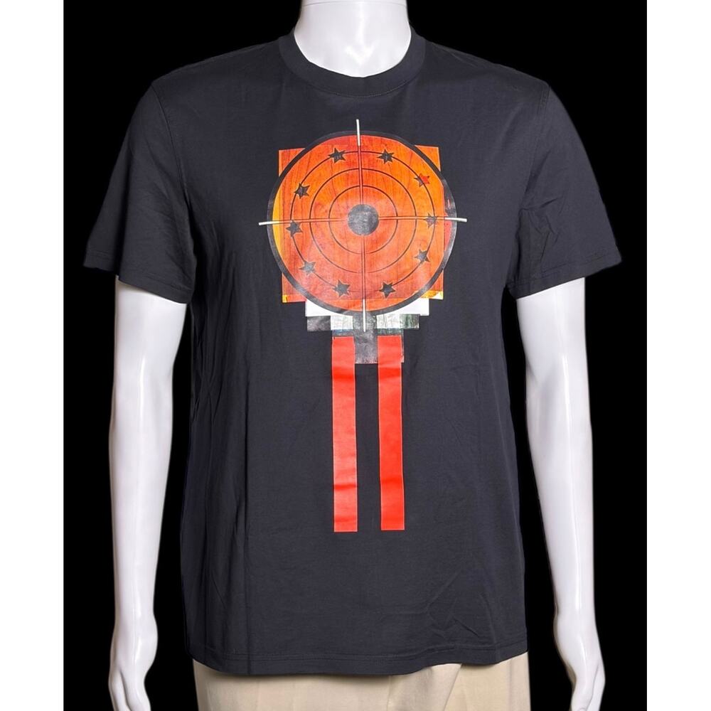Archival FW13 Authentic Givenchy Tisci Geometric Target & Stars Shirt Men Large